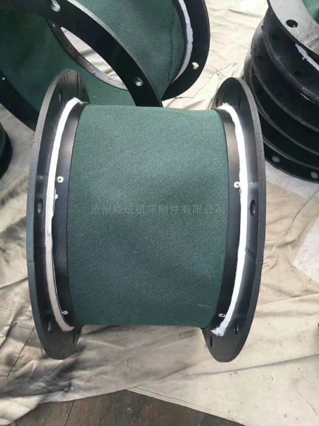 加工纯棉白色帆布软连接
